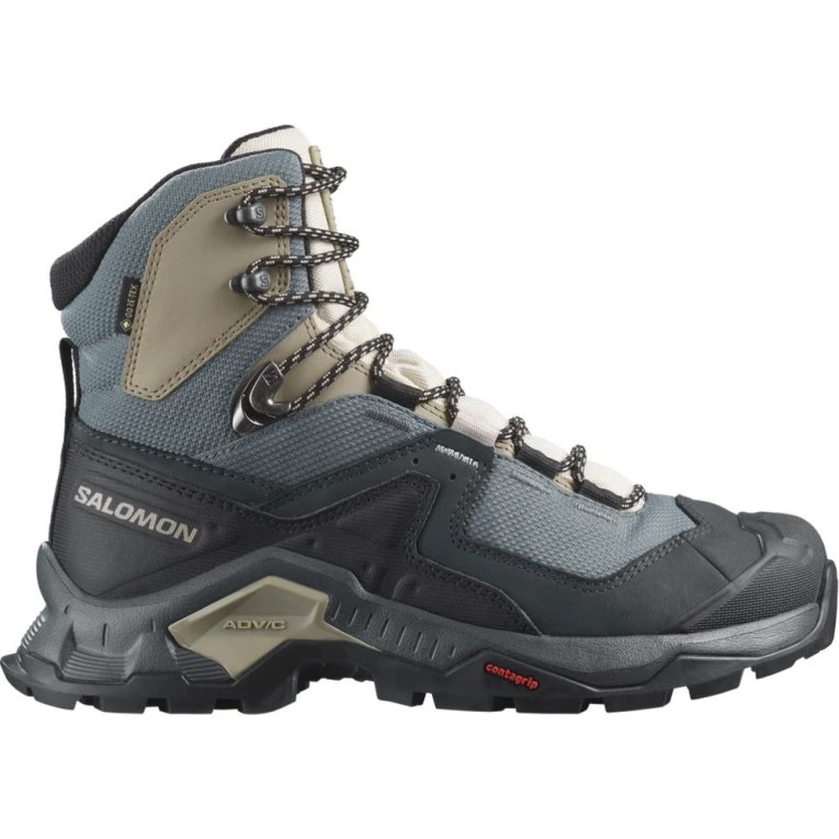 Botas Caminhada Salomon Quest Element GTX Feminino Cinzentas Pretas Caqui | PT T13506